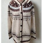 Madelyn Madelyn FAIR Isle Hooded Button-Up Knit Cardigan