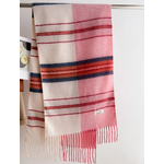 ACCITY Soft Gradient Knit Tassel Scarf Wrap-Pink