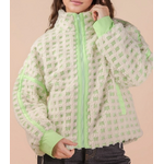 Very J Very J Colorful Checker Jacket