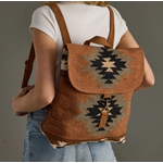 Panache Apparel Panache Rust, Olive & Cream Aztec Backpack