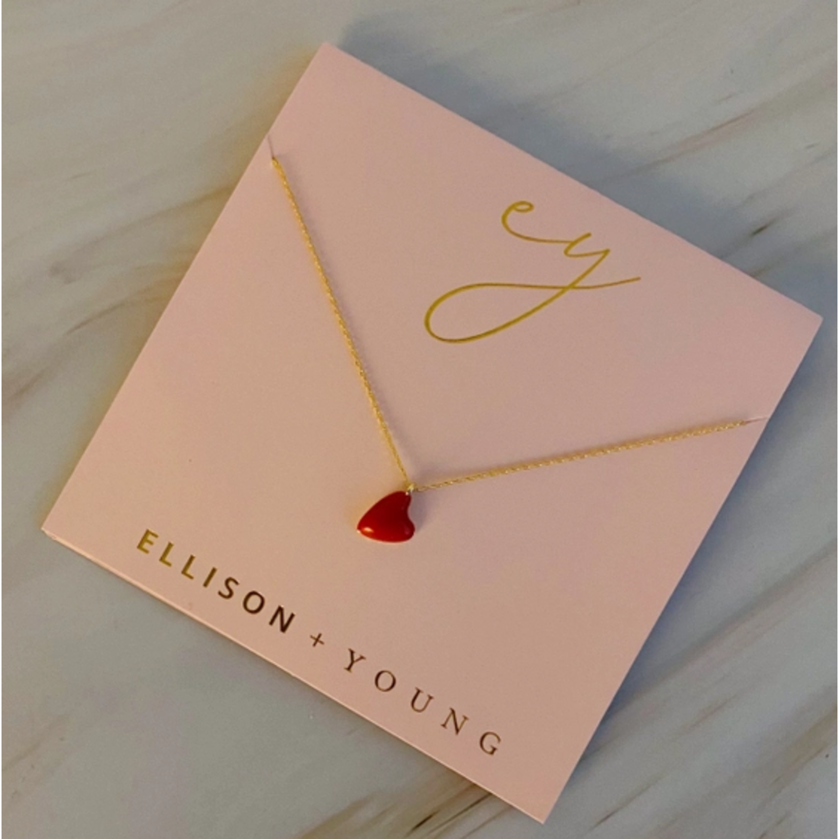 Ellison+Young E&Y Little Heart in Color Necklace