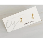 Ellison+Young E&Y Mini Sparkle Mini Stud Sterling Silver Earrings Arrow