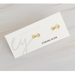 Ellison+Young E&Y Mini Infinity Stud Sterling Silver Earrings
