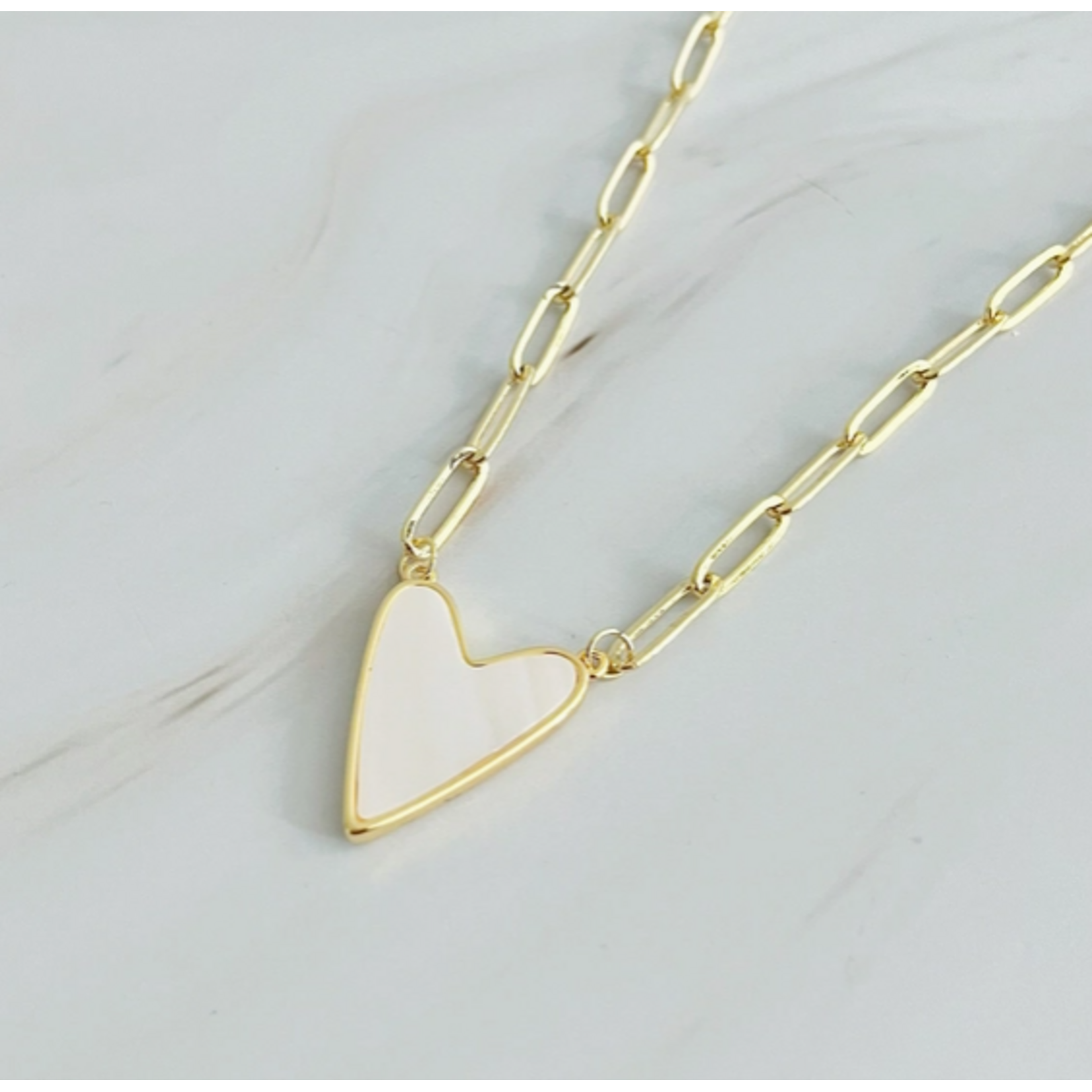 Ellison+Young E&Y My Heart Link Chain Necklace