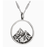Tiger Mountain Jewelry TMJ Trek Sterling Silver Necklace 17" Chain
