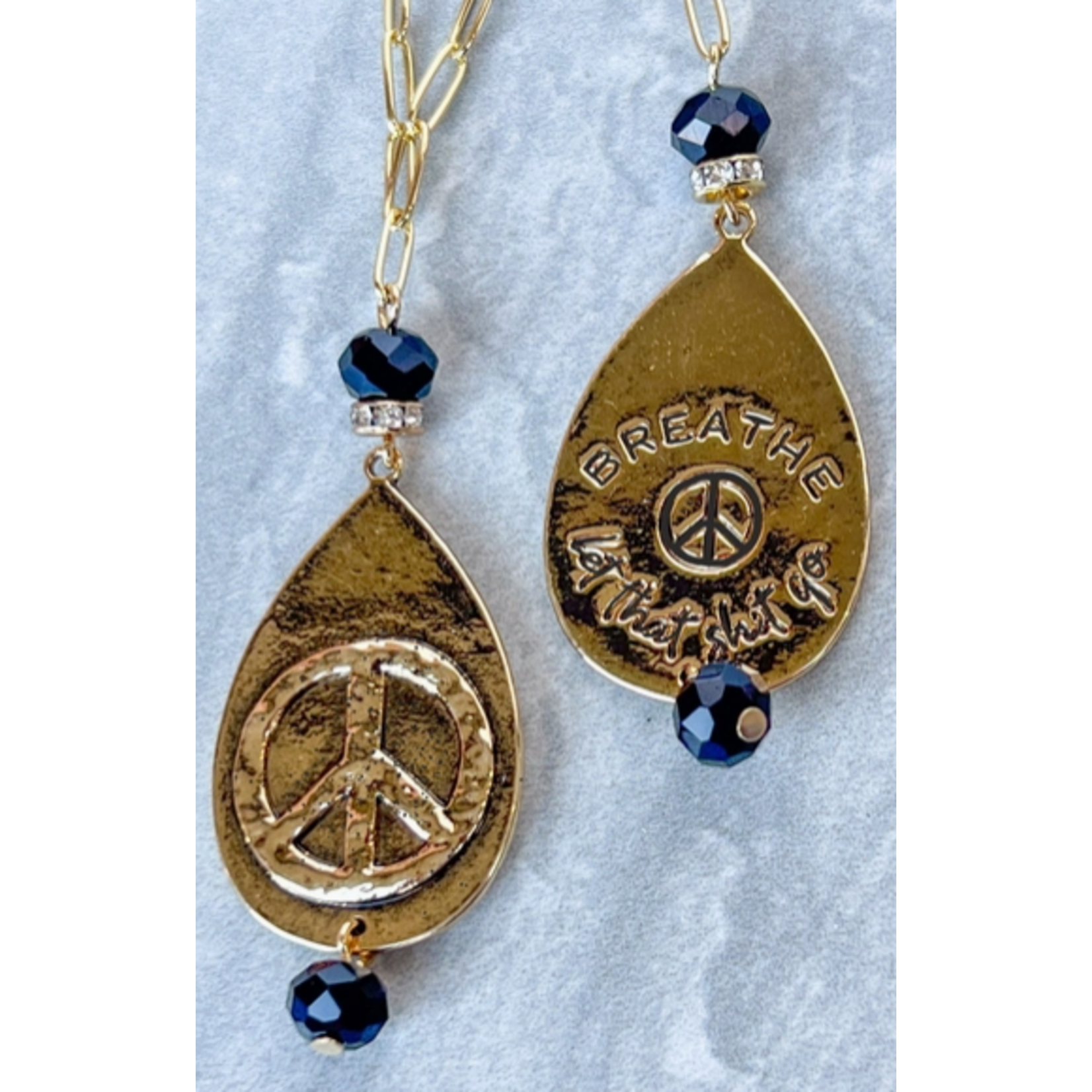 Dylan Designs Breathe Necklace in Gold