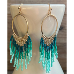 Dylan Designs Electra Earring Turquoise/Gold