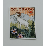 Sticker Girl Sticker Girl Colorado Mountain Goat Vinyl Sticker