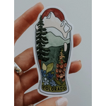 Sticker Girl Sticker Girl Colorado Mountain Pint Glass Vinyl Sticker