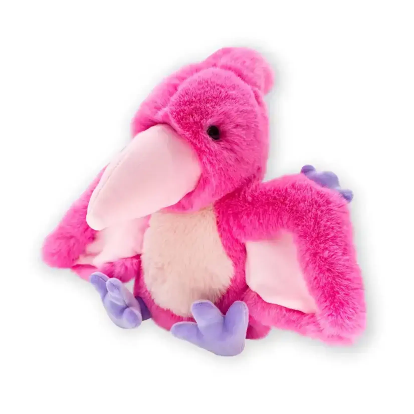 Beverly Hill Teddy Bear World's Softest 11 Inch - Hot Pink Baby Pterosaur Plush Toy