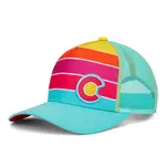 YoColorado YoColorado Turquoise Lake Fader Trucker- Kids Fit