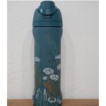 The Montana Scene TMS-Wild Field 24oz Water Bottle - Deep Teal