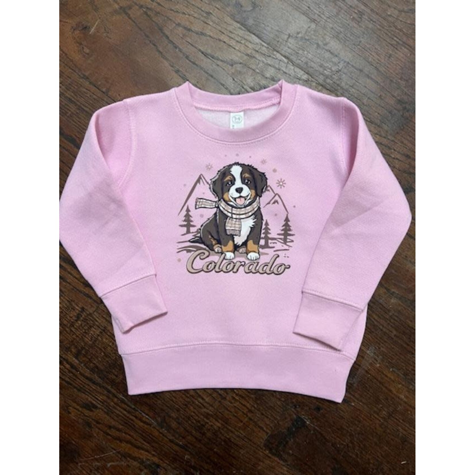 Mountain Standard Time Apparel MST Berner Puppy Colorado Toddler Crewneck