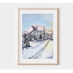 Kellie Allie Art Kellie Allie Art Summit Ski Tour 11" X 14" Art Print