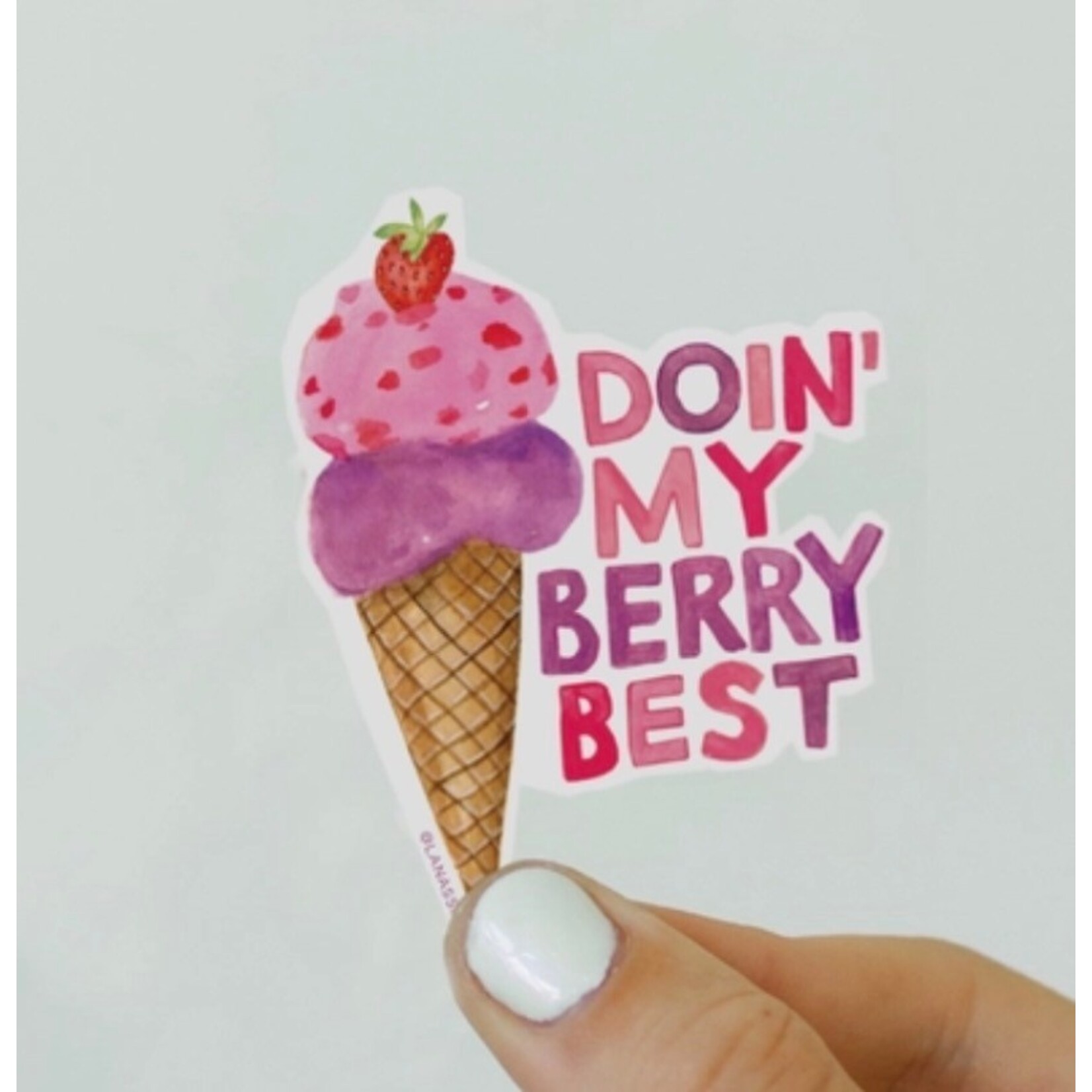 Lana’s Shop Berry Best Sticker