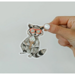 Lana’s Shop  Raccoon with Ice Cream Sticker
