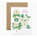 Lana’s Shop Magnolia Birthday Greeting Card