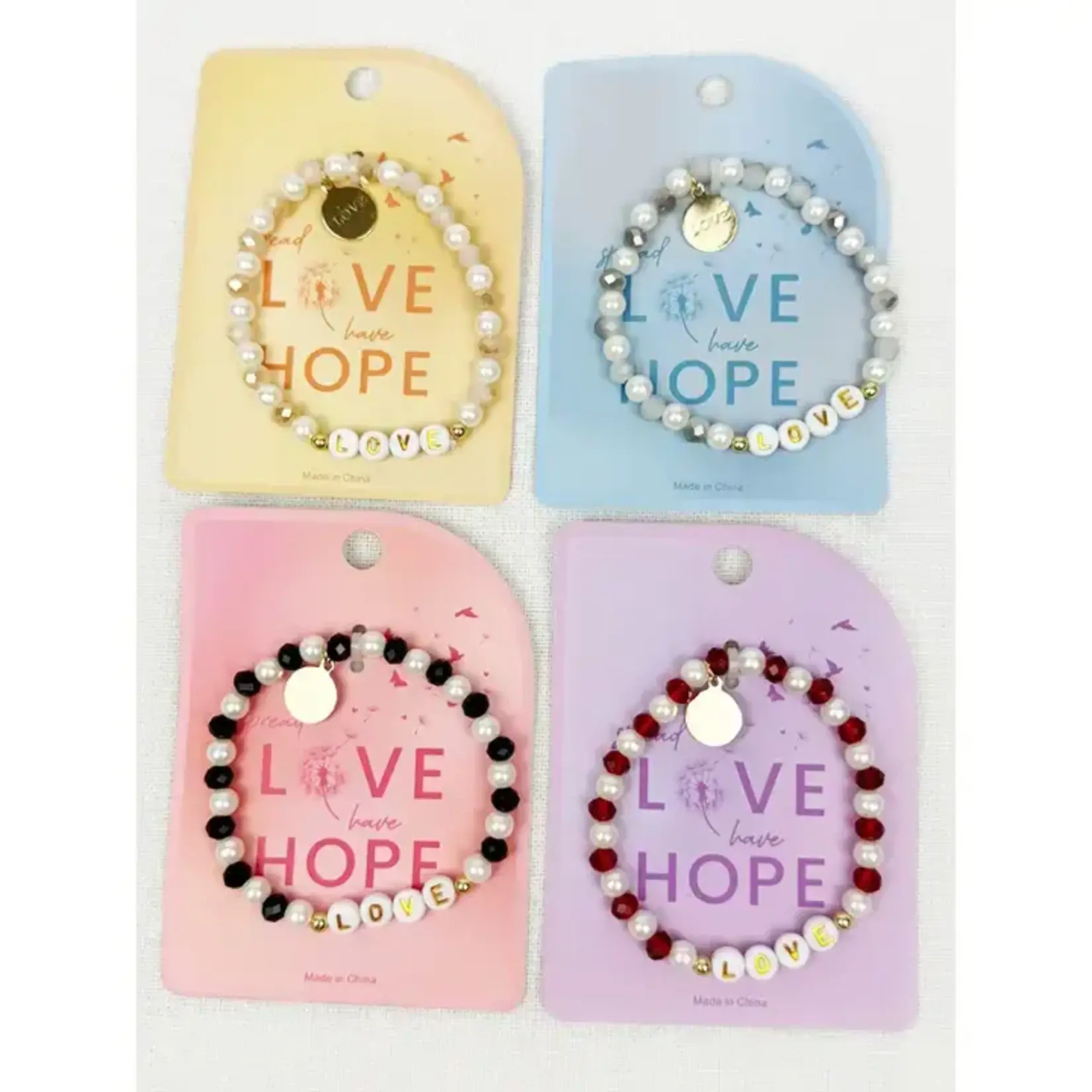 Love & Repeat L&R Love Two Tone Inspirational Bracelet