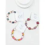 Love & Repeat L&R Soft Pink Shades of Mix Bead Stretch Bracelets
