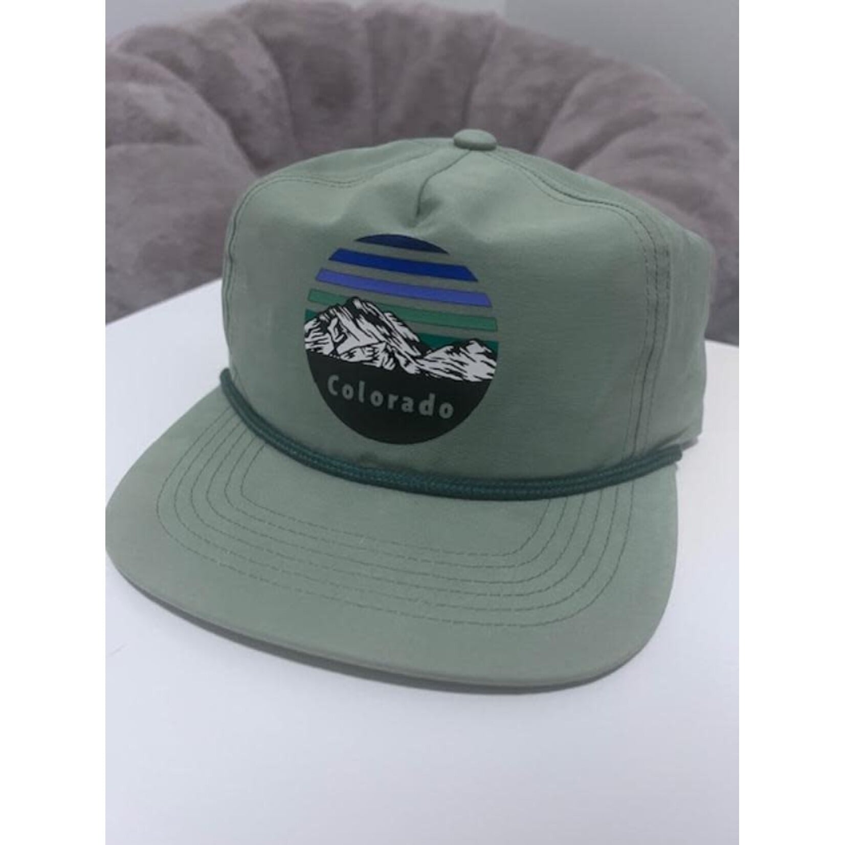 Brist MFG Brist Olympic Colorado  Rope Snapback Green