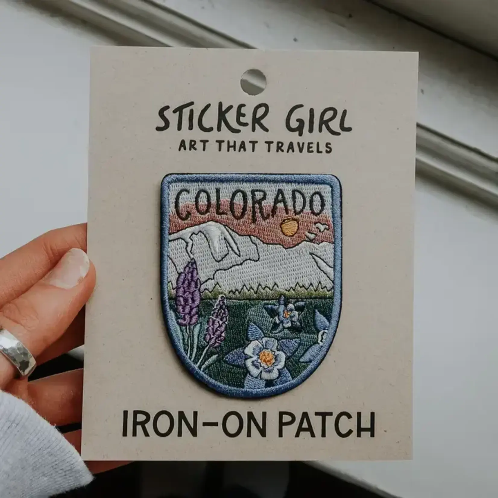 Sticker Girl Sticker Girl Colorado Badge Embroidered Iron On Patch