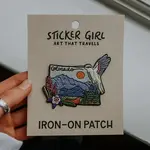 Sticker Girl Sticker Girl Colorado Hummingbird Embroidered Iron On Patch