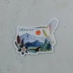 Sticker Girl Sticker Girl Colorado Hummingbird Acrylic Magnet