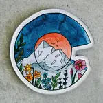 Sticker Girl Sticker Girl Floral Colorado Sign Acrylic Magnet