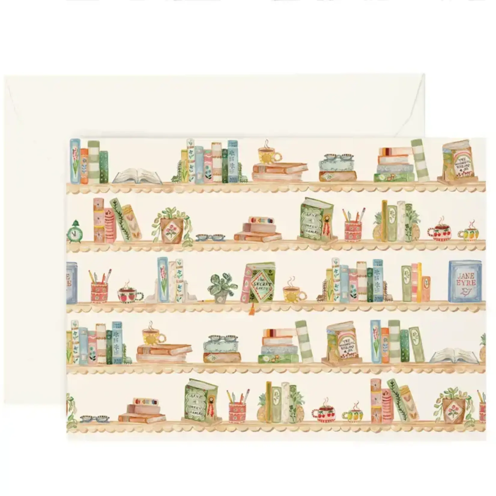Lana's Shop Lana's Bookshelf Greeting Card