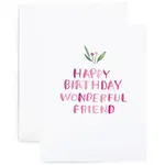 Lana's Shop Lana's Pink Birthday Greeting Card