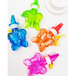 L&R Butterfly Bubble Blower with Whistle Toy