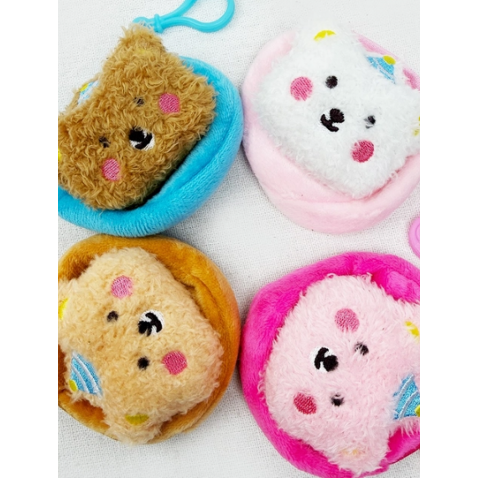 L&R Plushie Bear Coin Purse with Key Ring