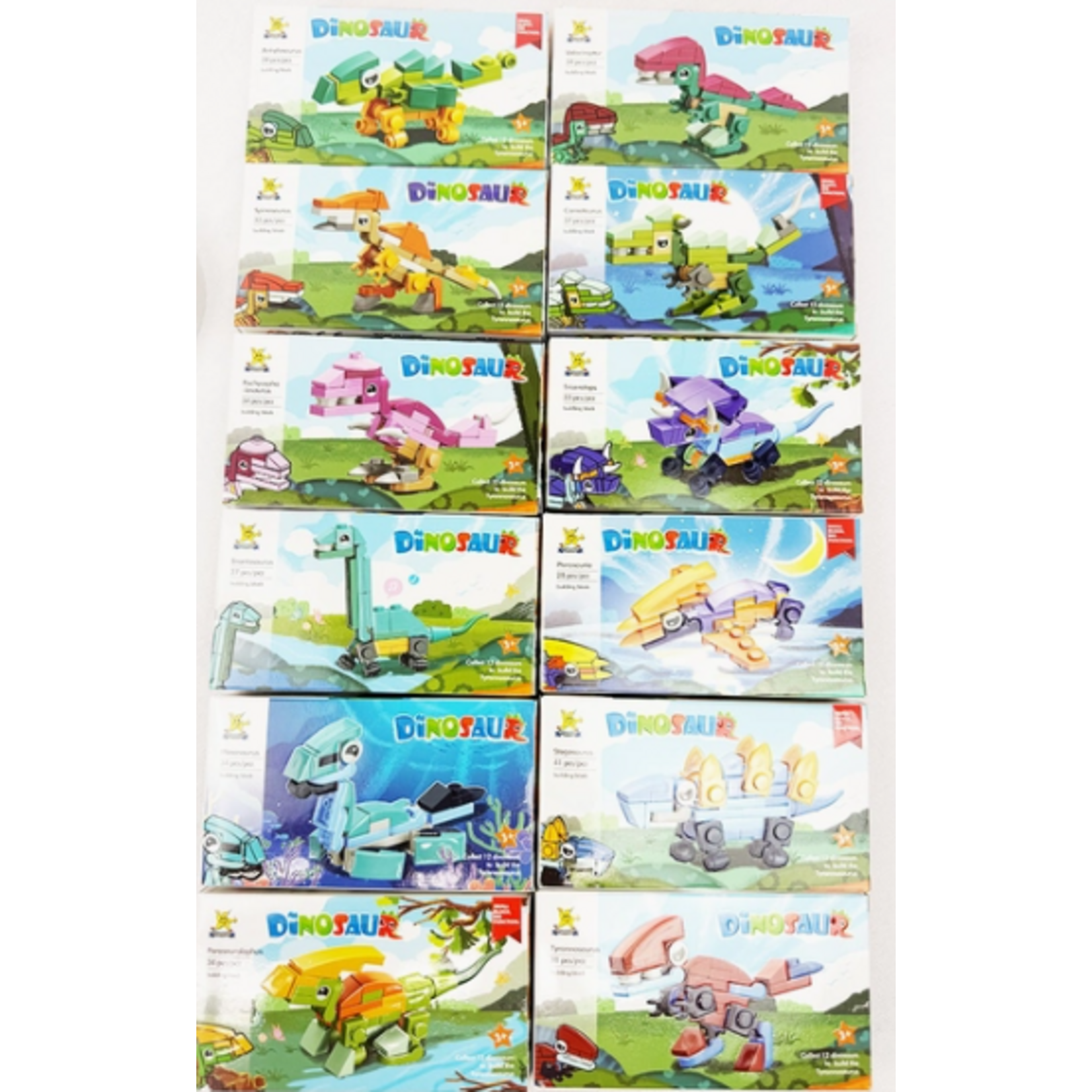 L&R Dinosaur Building Block Toy Set