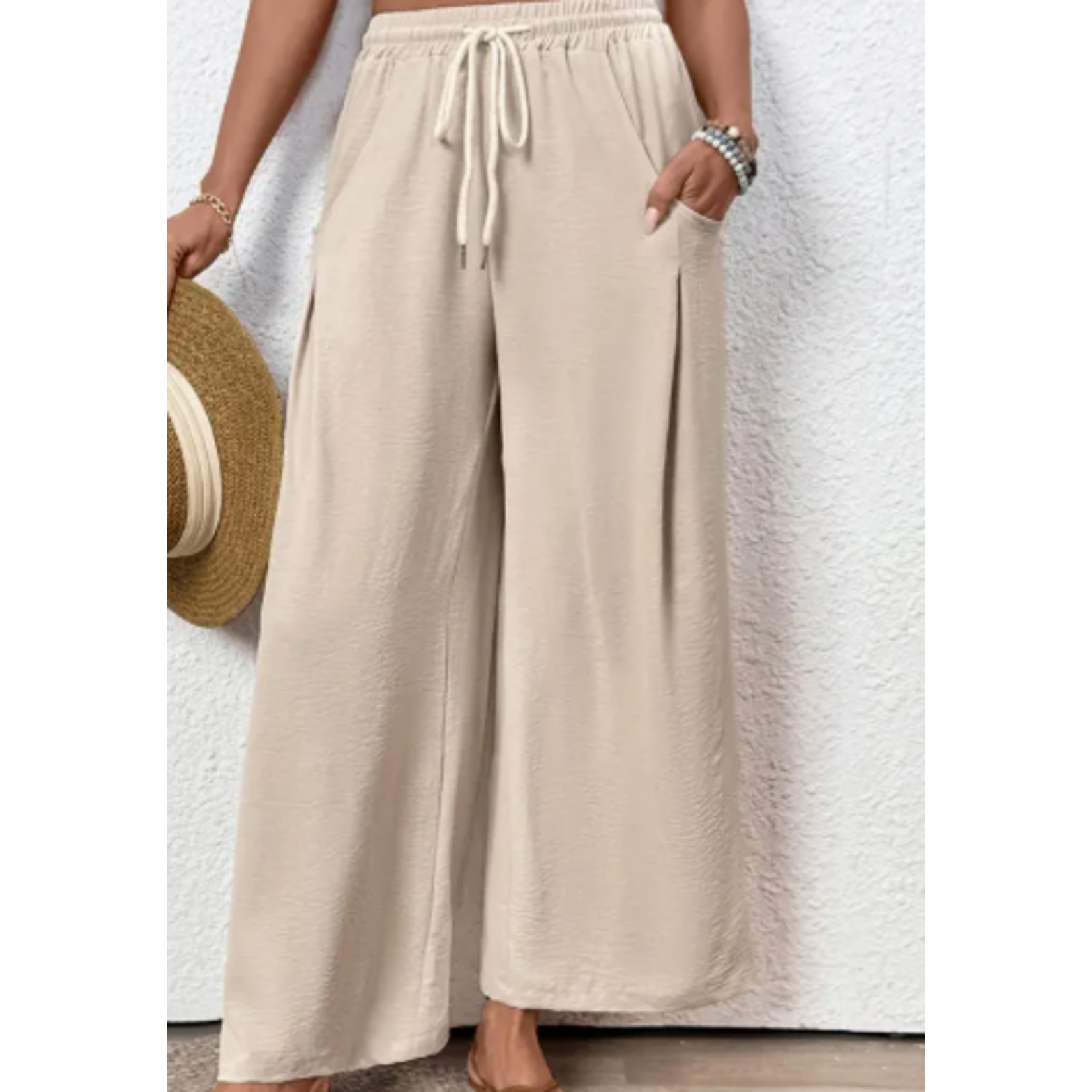 Suhkasana Suhkasana Women’S Drawstring Wide Leg Pants