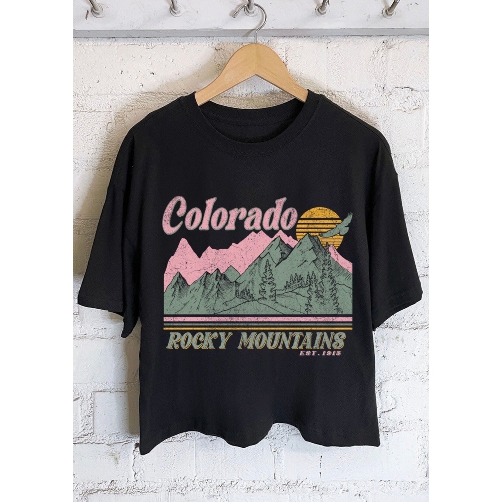 Rustee Clothing Rustee Rocky MNT Sunrise Long Crop