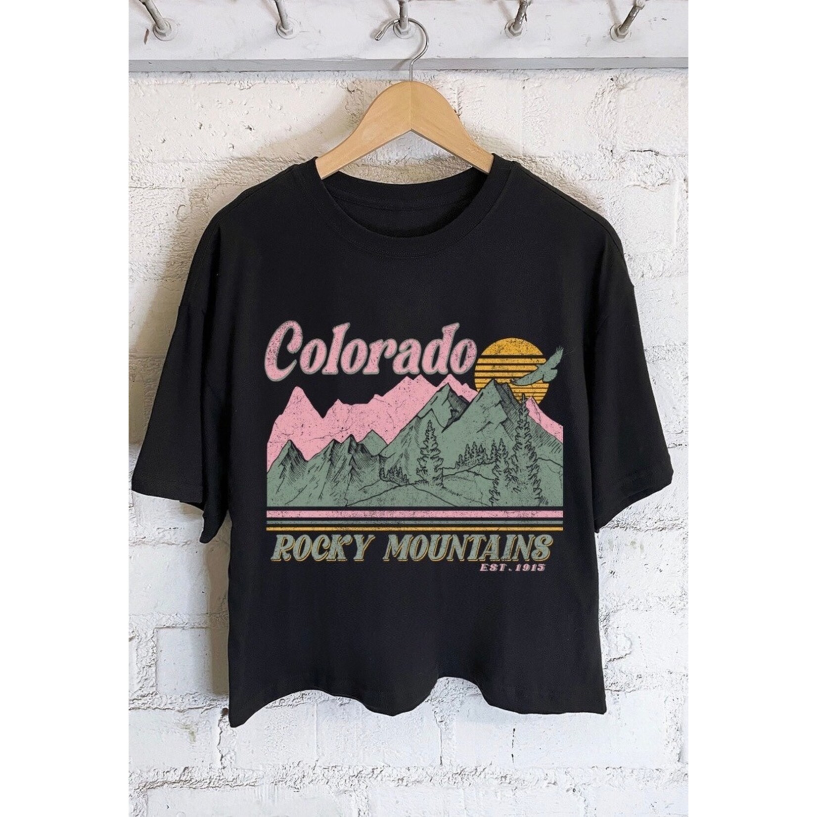 Rustee Clothing Rustee Rocky MNT Sunrise Long Crop