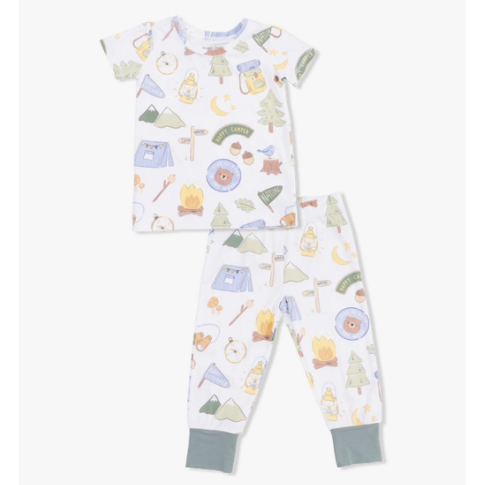 Angel Dear Angel Dear Camping Blue - PJ Set