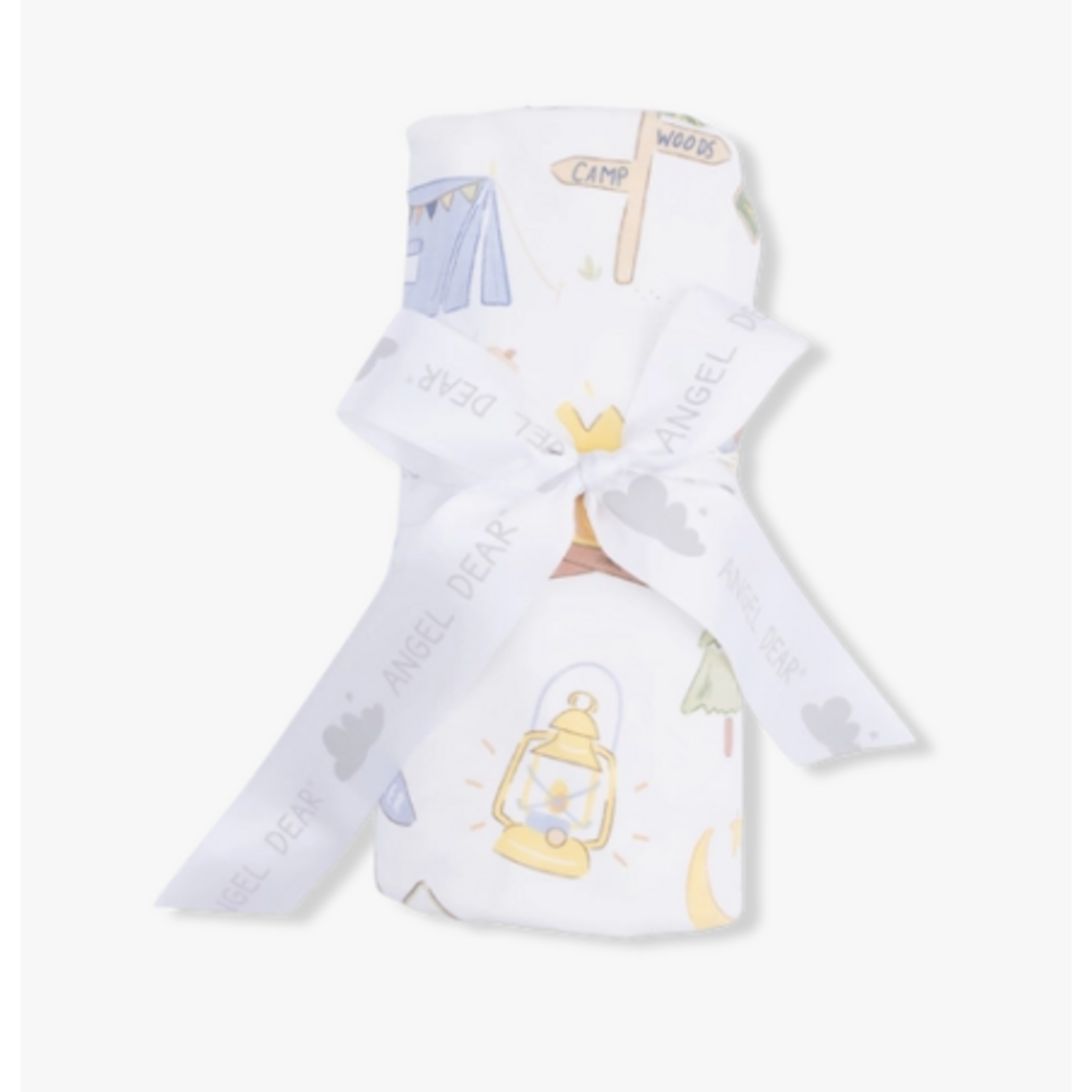 Angel Dear Angel Dear Camping Blue - Swaddle Blanket