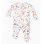 Angel Dear Camping Pink - 2 Way Ruffle Back  Footie