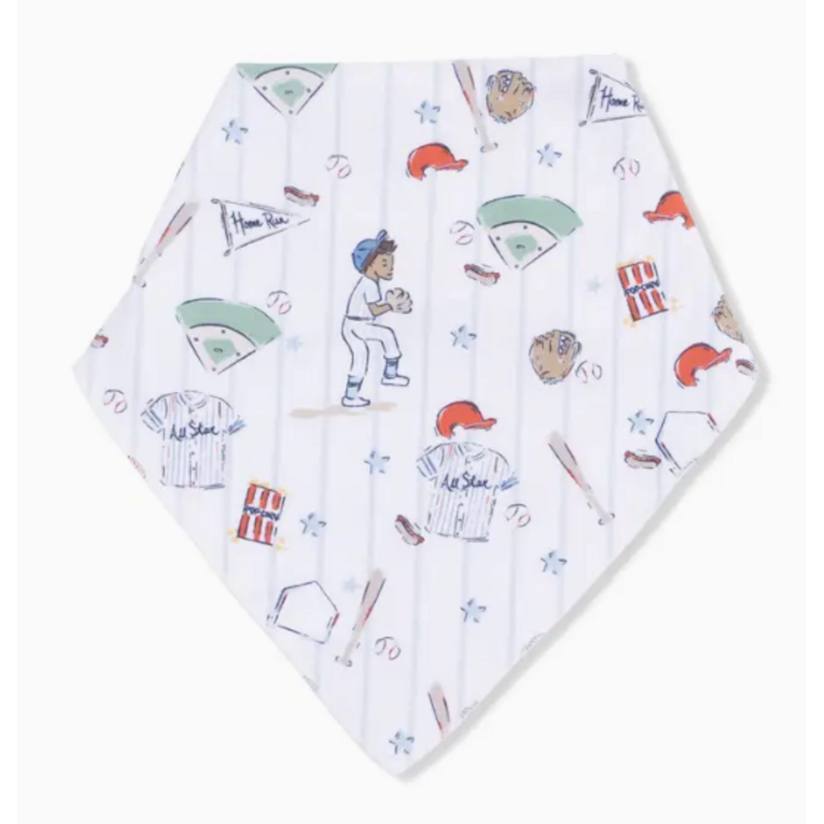 Angel Dear Angel Dear Home Run Baseball - Bandana Bib