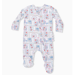 Angel Dear Julep's Floral Patchwork - 2 Way Ruffle Back  Footie