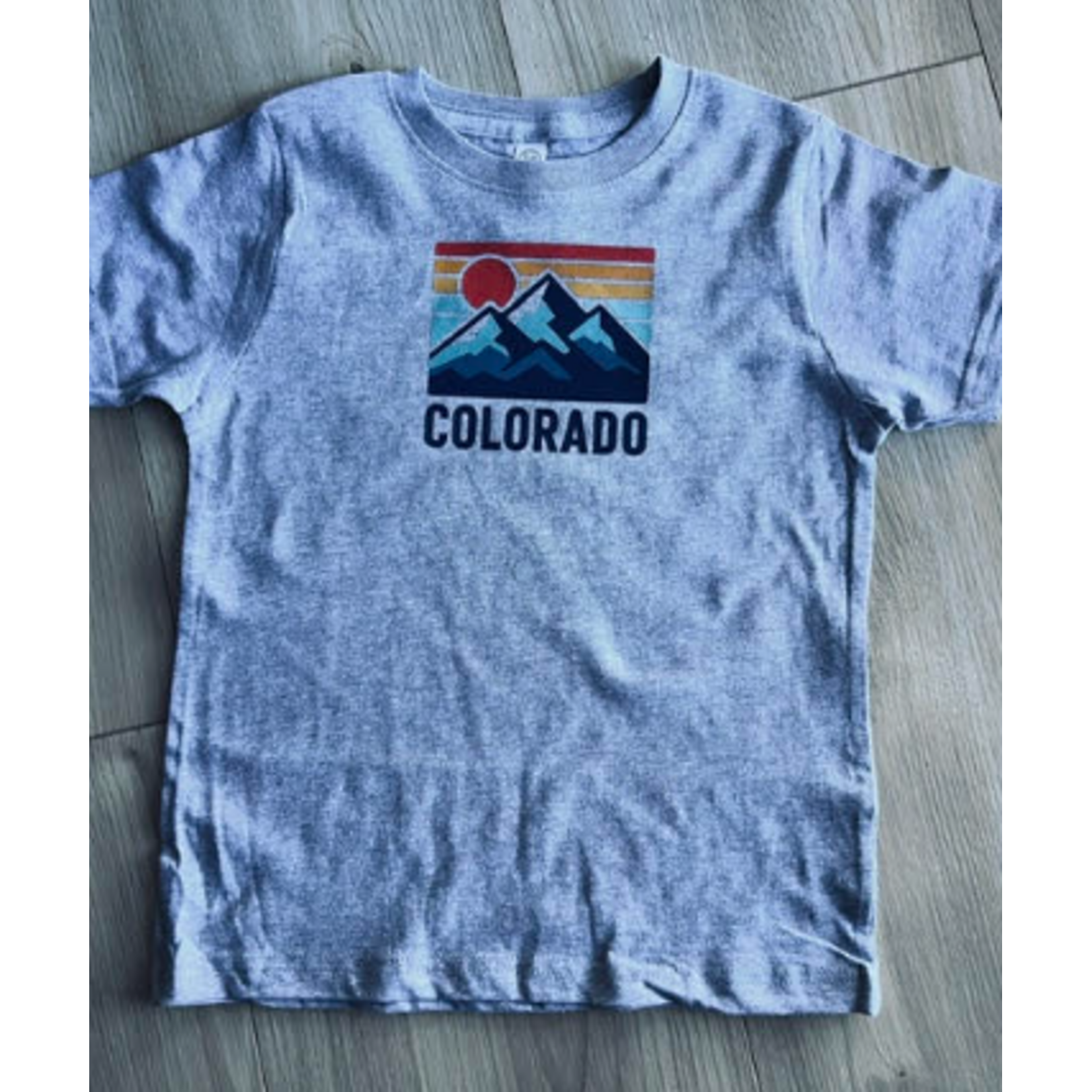 Mountain Standard Time Apparel MST Toddler Teal Retro T-Shirt