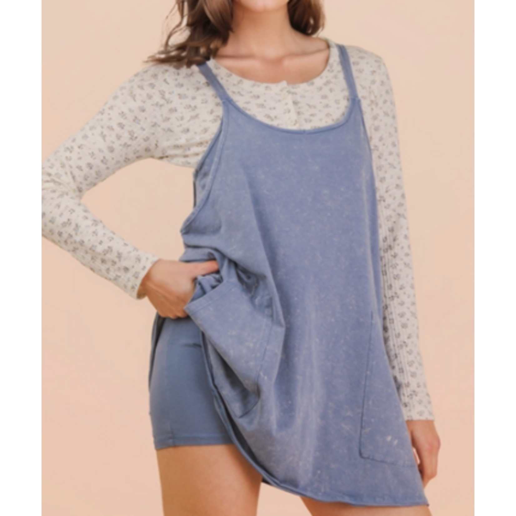 Very J Very J Mineral Washed Dress Shorts
