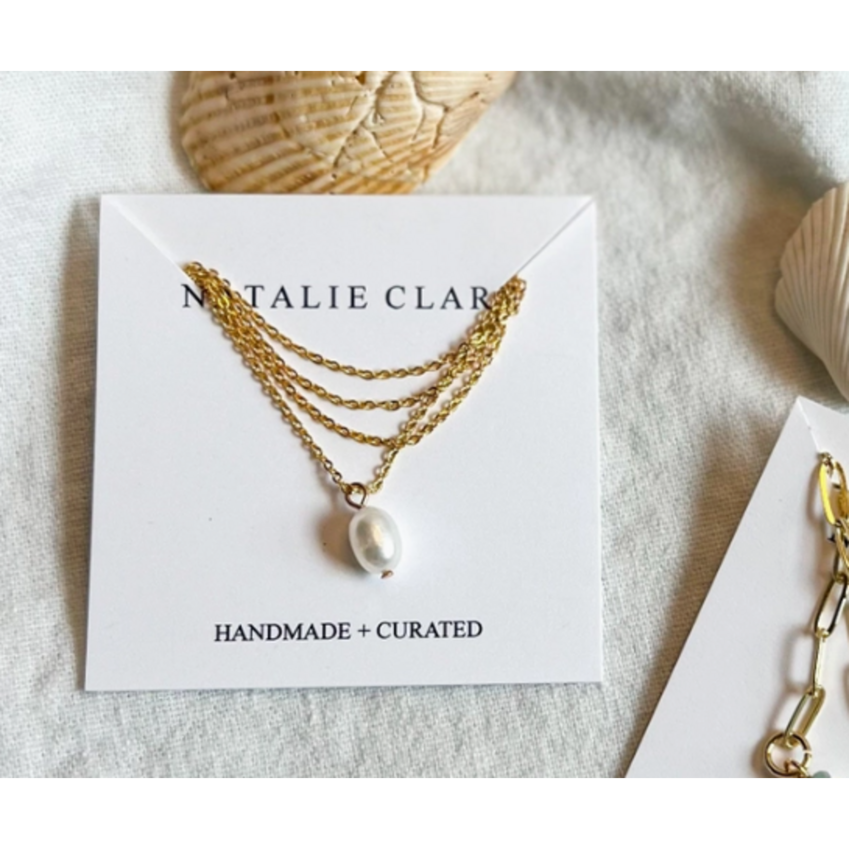Natalie Clare Natalie Dainty Pearl Necklace