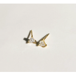Natalie Clare Natalie Clare The Gemstone Party Studs Clear
