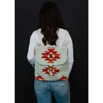 Panache Apparel Panache Apparel Mint & Multicolored Aztec Backpack