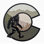Coloradocool ColoradoCool Bigfoot Treeline C - Wooden Magnet