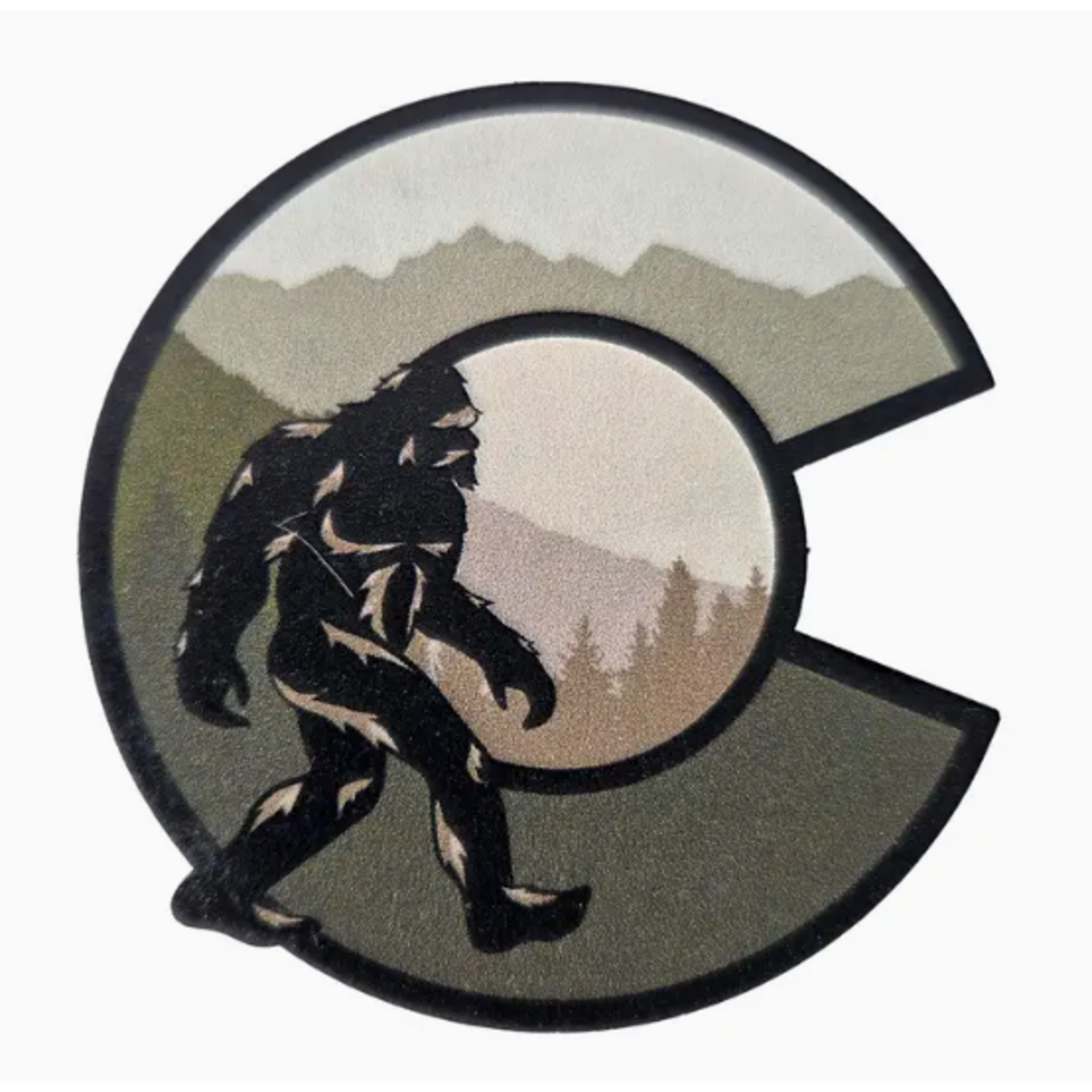 Coloradocool ColoradoCool Bigfoot Treeline C - Wooden Magnet