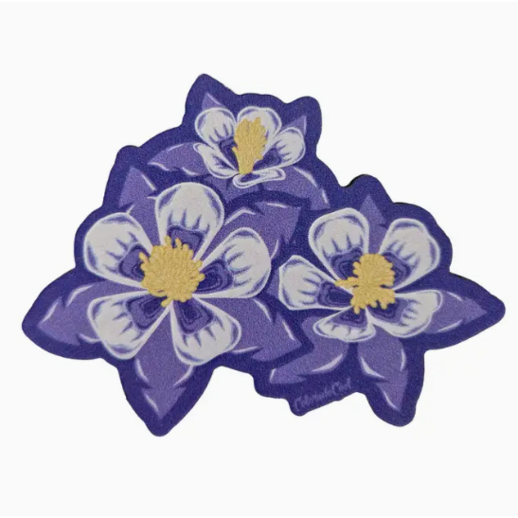 Coloradocool ColoradoCool Columbine Bunch - Wooden Magnet