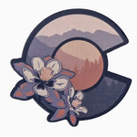 Coloradocool ColoradoCool Columbine C - Wooden Magnet